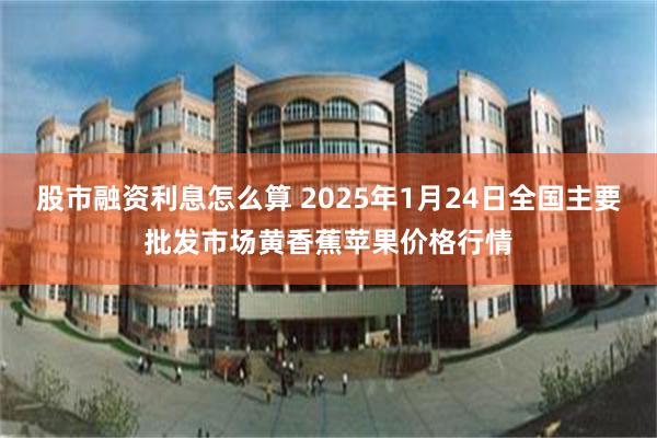 股市融资利息怎么算 2025年1月24日全国主要批发市场黄香蕉苹果价格行情